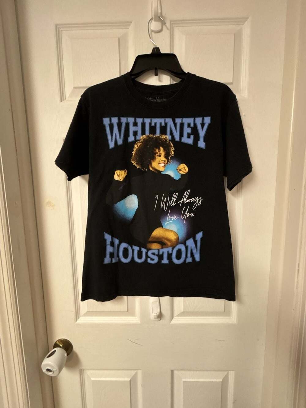 Whitney Houston I Will Always Love You Graphic T-Shirt Black